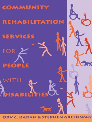 cover image of Community Rehabilitation Services for People with Disabilities
